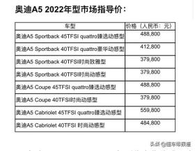 新车 | 41万元起售！奥迪A5双门轿跑车水韵粉到店，宝马4系不香了？ -图5