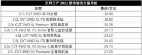 售价18.88万元-27.33万元，东风日产2021款奇骏正式上市 