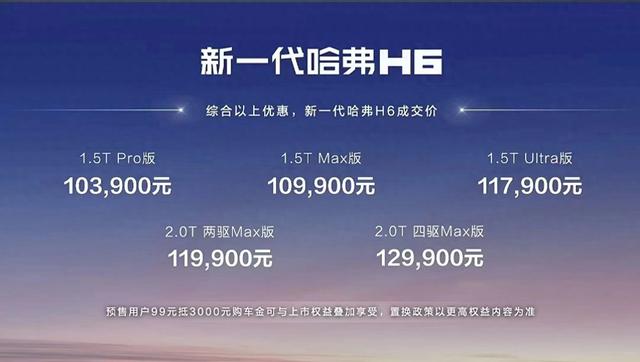 全新一代哈弗H6上市  售11.79万起  能否拿回自己的铁王座？ 